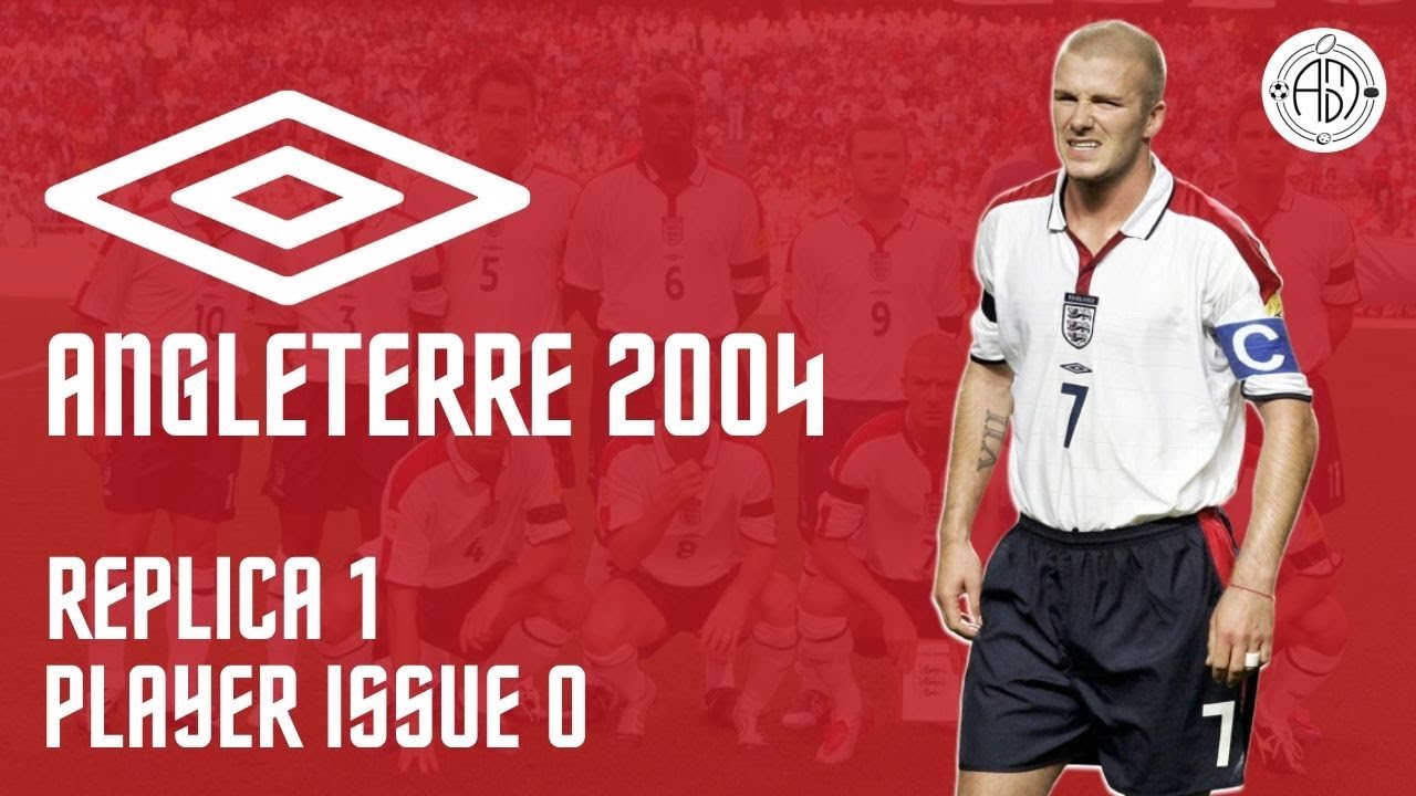 FOOTBALL ⚽ Angleterre EURO 2004 ⚽ Quand un maillot replica est plus cool qu'un maillot de match...