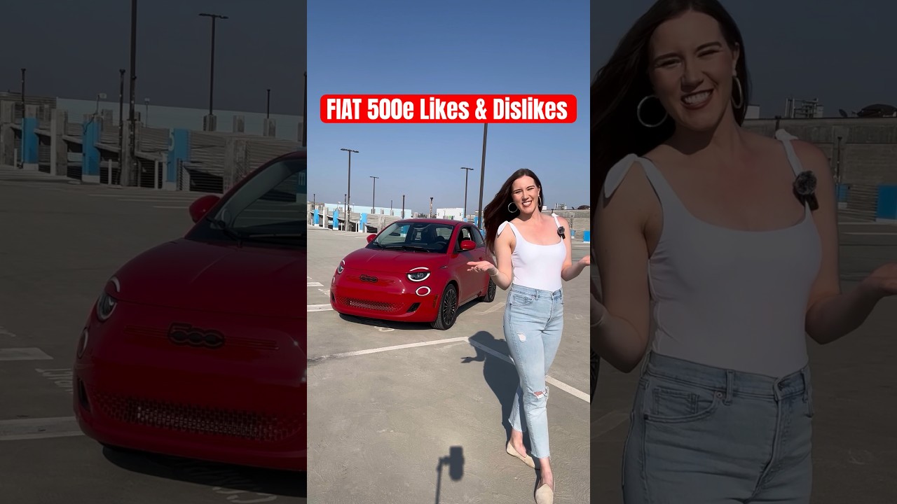 🚗 FIAT 500e 2024 года: что нравится, а что нет! Компактный электромобиль для города! 🚗 #fiat #fia...