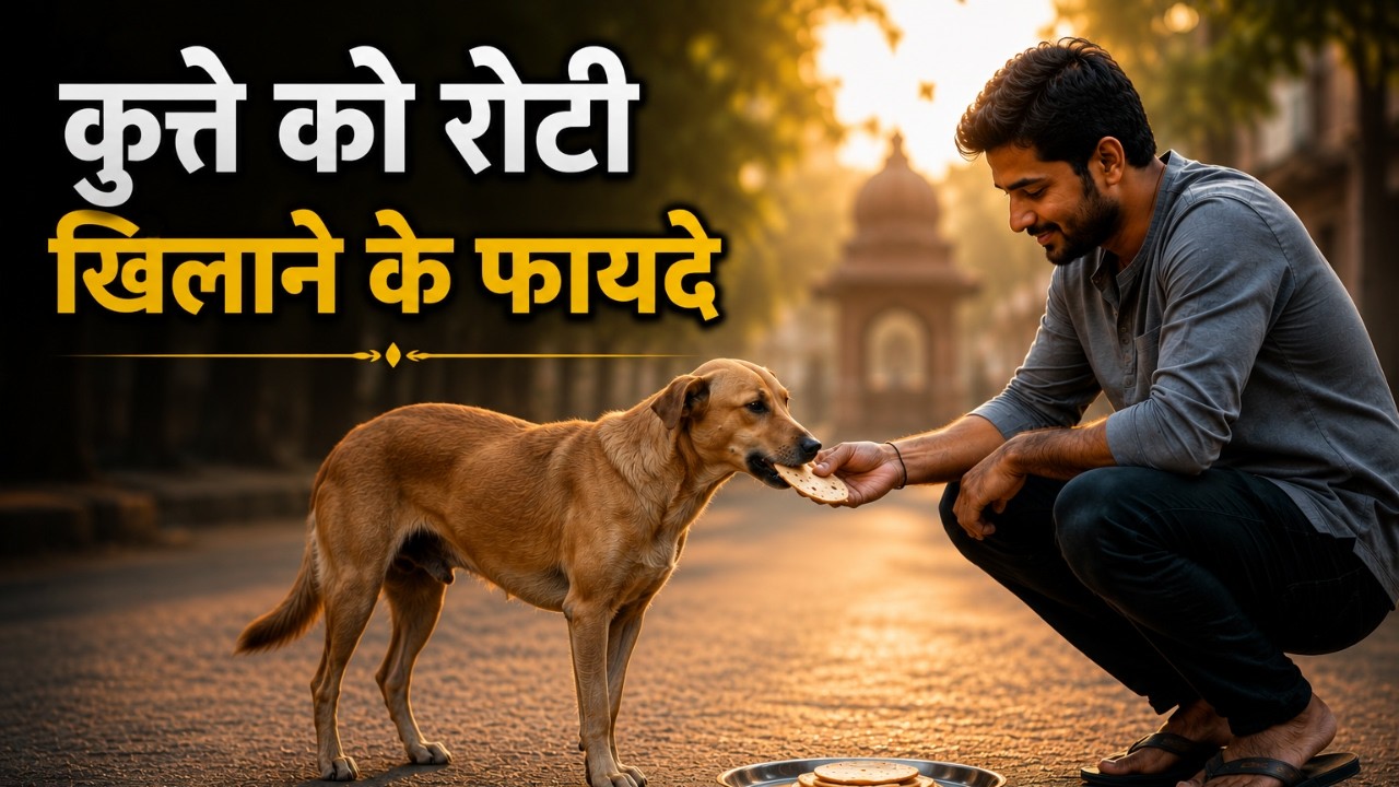 कुत्ते को रोटी डालने का रहस्य | शनि, राहु-केतु दोष दूर करने का उपाय | महाभारत कथा #viral #youtube