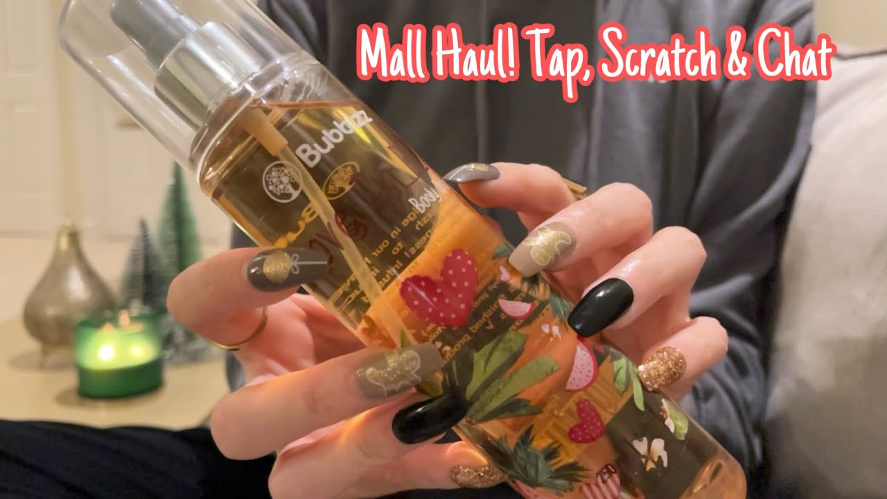 ASMR * Mall Haul! * Tapping & Scratching * Soft Spoken * ASMRVilla