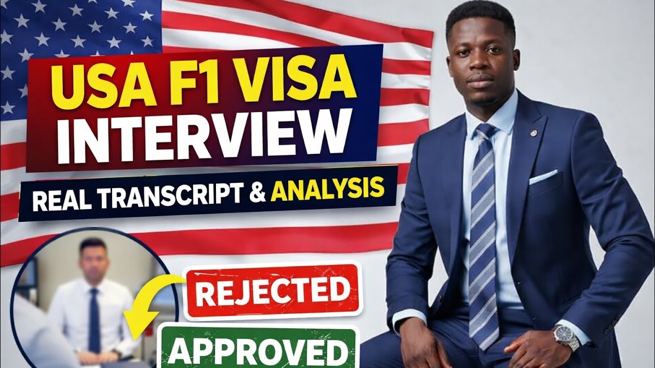 Why This Student Got F1 Visa Approved | Real Interview Transcript| USA visa interview