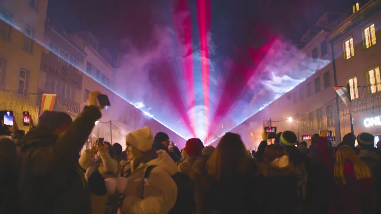 New Years Eve Laser Show Constance / Silvester Lasershow in Konstanz 2025-2026