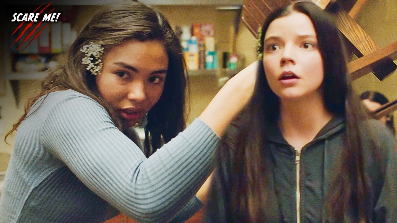 Anya Taylor-Joy and Jessica Sula ﻿Escape Attempt Scene from Split (2017)