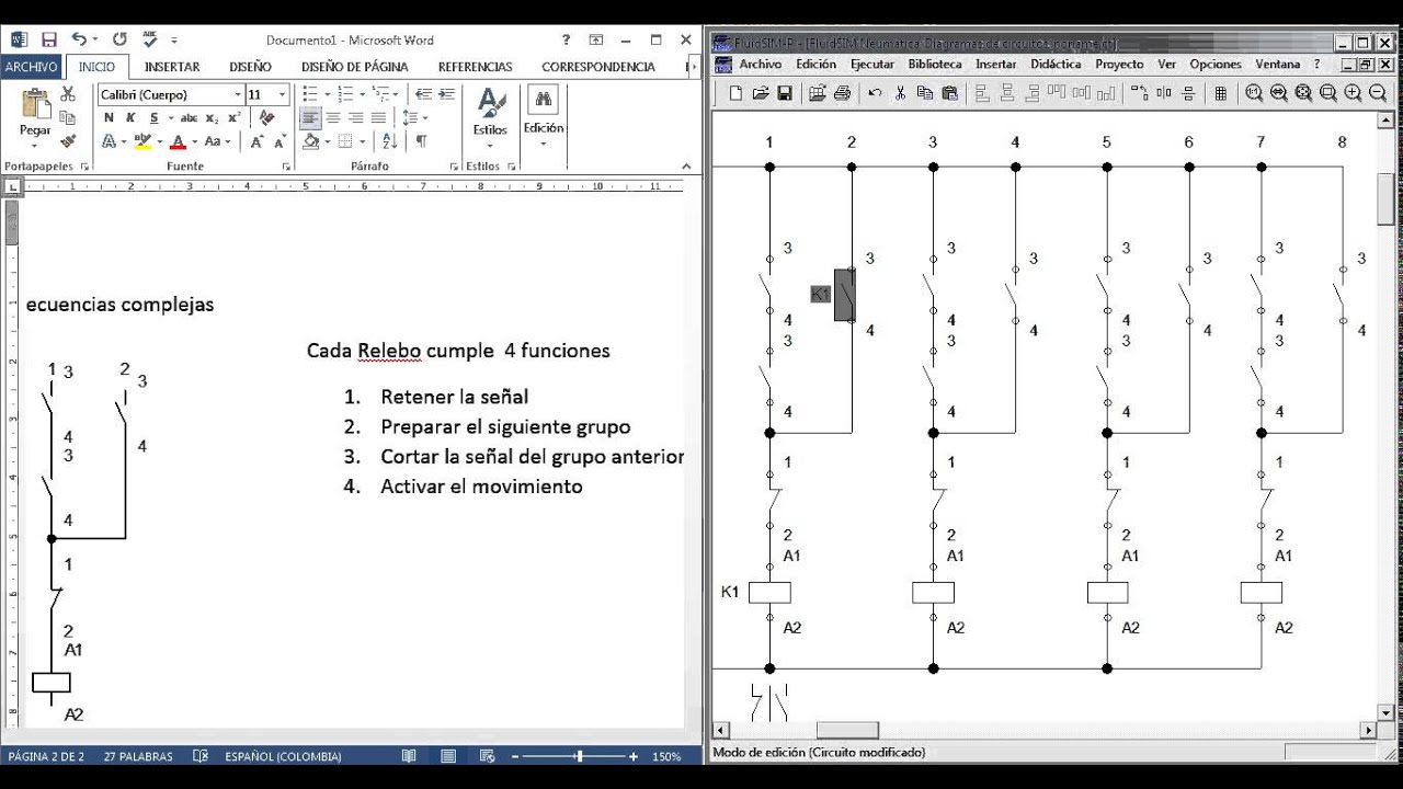 010 Electroneumática metodo  paso a paso