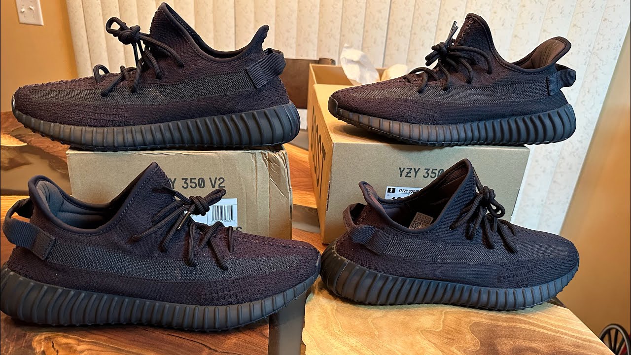 Yeezy 350 Boost V2 Onyx Real vs Rep #sneaker #yeezy350