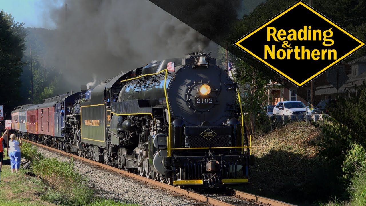 [4K] Reading & Northern 2102 & 425 Doubleheader & More!