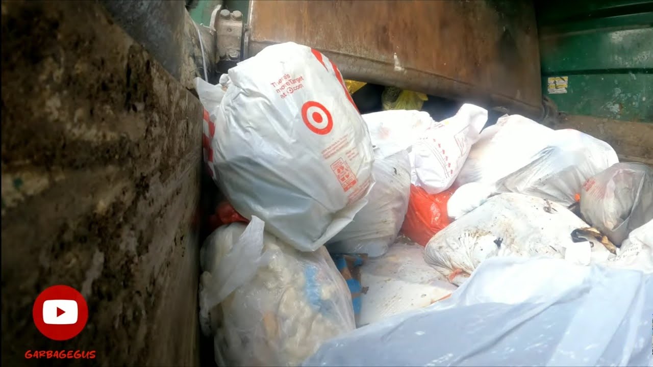Inside Waste Management garbage truck