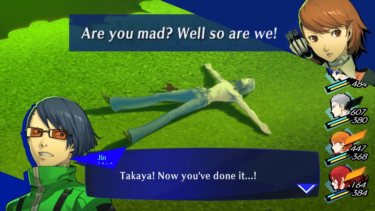 Takaya and Jin - All Boss and Party Member Quotes