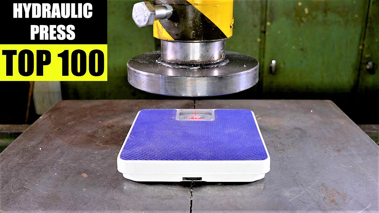 Crushing Scale With Hydraulic Press | Satisfying ASMR Compilation