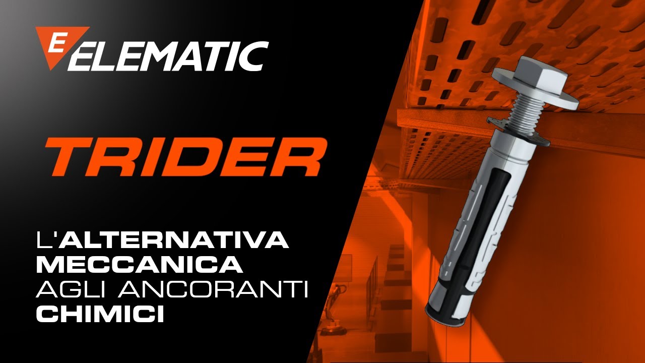 Il tassello meccanico alternativa agli ancoranti chimici: TRIDER