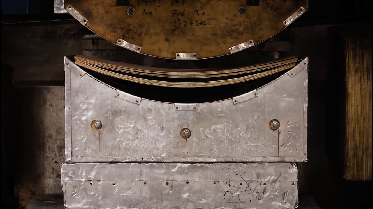 Swedese wood veneer molding production