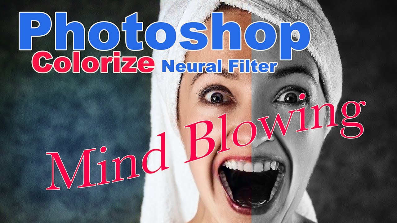 PHOTOSHOP: COLORIZE Black and White Images with the (Colorize Neural Filter)