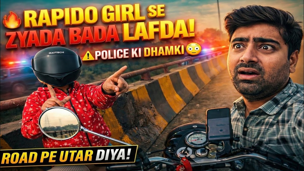 Rapido Girl Se Aisa Lafda Hua 😱 Police Tak Baat Pahunch Gayi | Moto Vlog