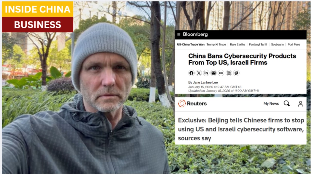 China bans security software from the US and Israel