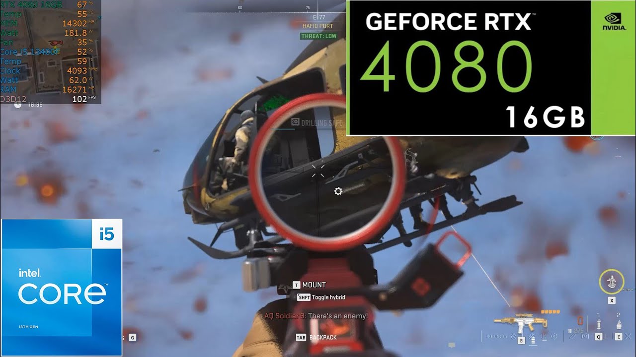 Call of Duty : Warzone 2 - RTX 4080 (1440p Max Settings) Gameplay