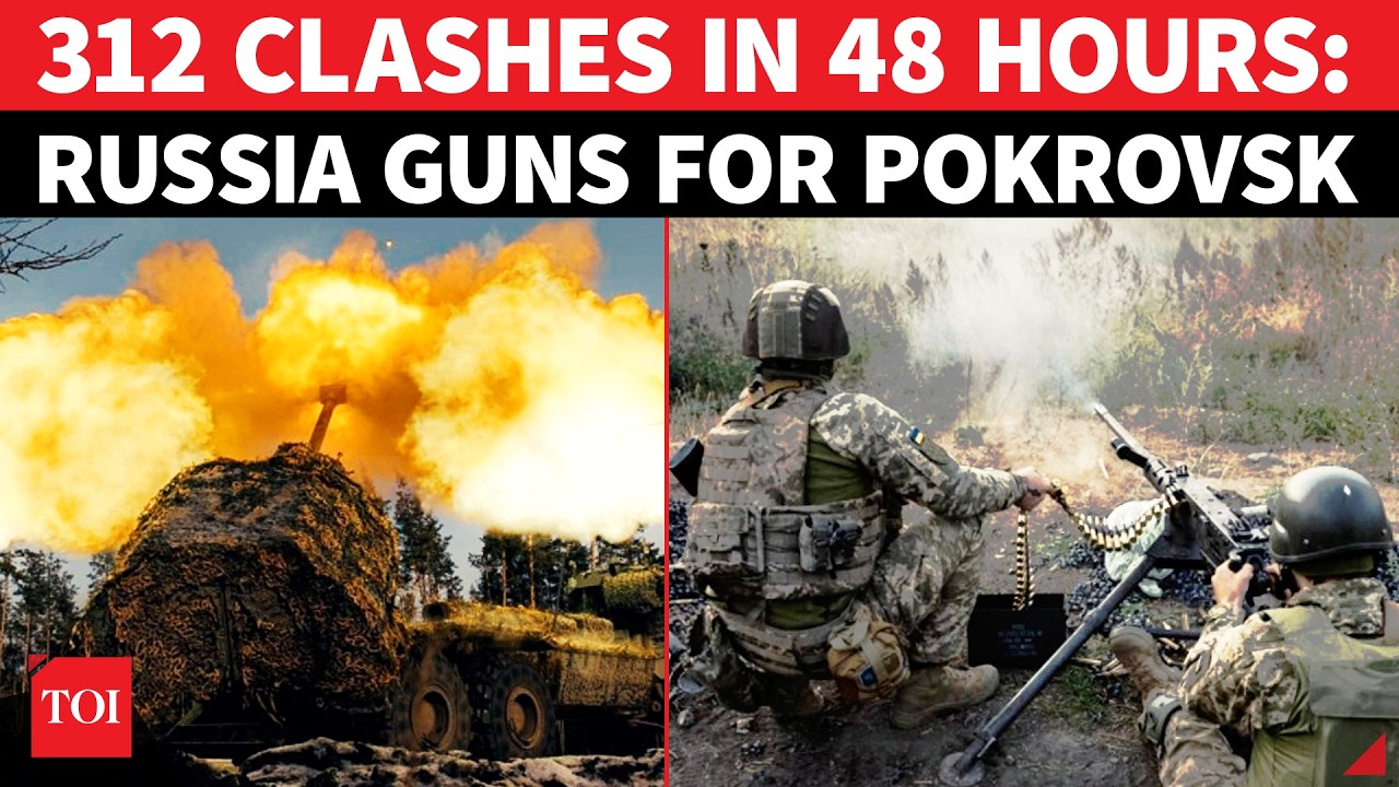 Putin’s Men Air-drop BOMBS, Unleash 300+ CLASHES In Pokrovsk; Ukraine Concedes As Last Battles Rage?
