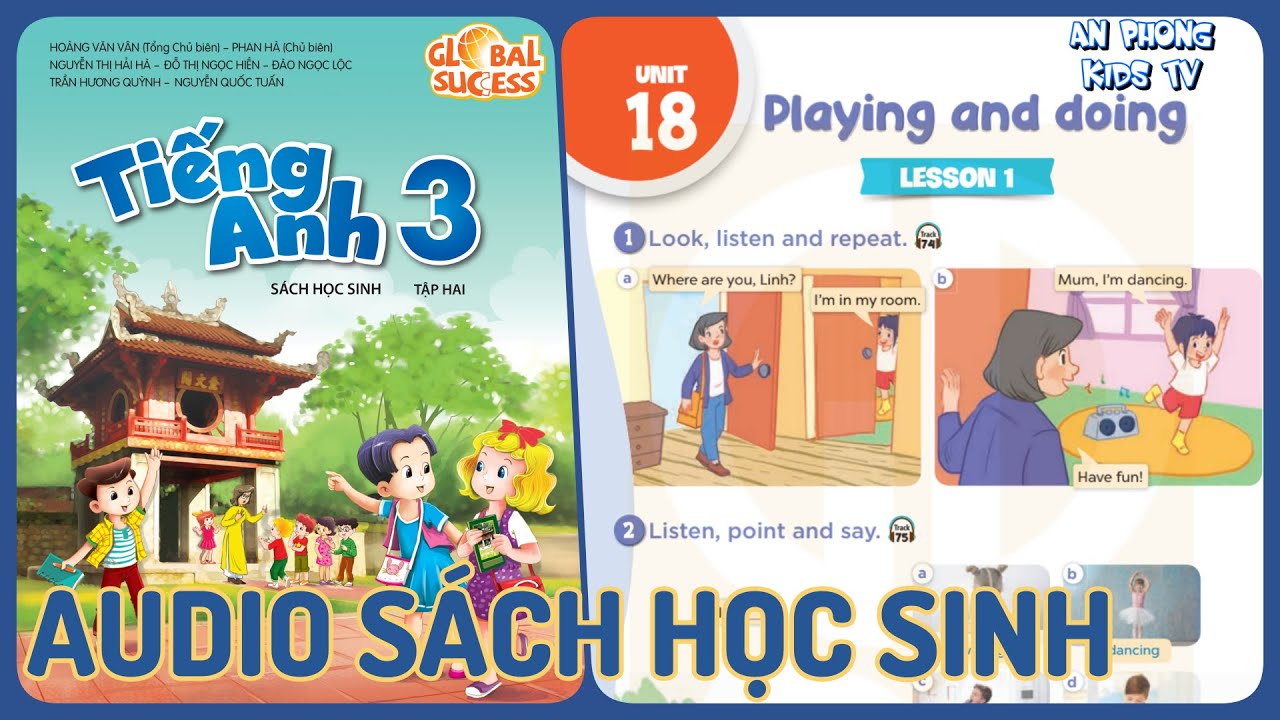 Unit 18 Playing And Doing | Audio Sách Học Sinh Tập 2 Tiếng Anh 3 Global Success Lớp 3 mới 2022