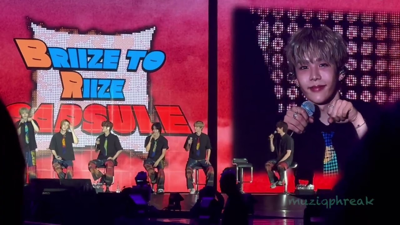 Self Intro and Briize to Riize Capsule Game - Riize 라이즈 (Riizing Days Fancon in Singapore 240720)