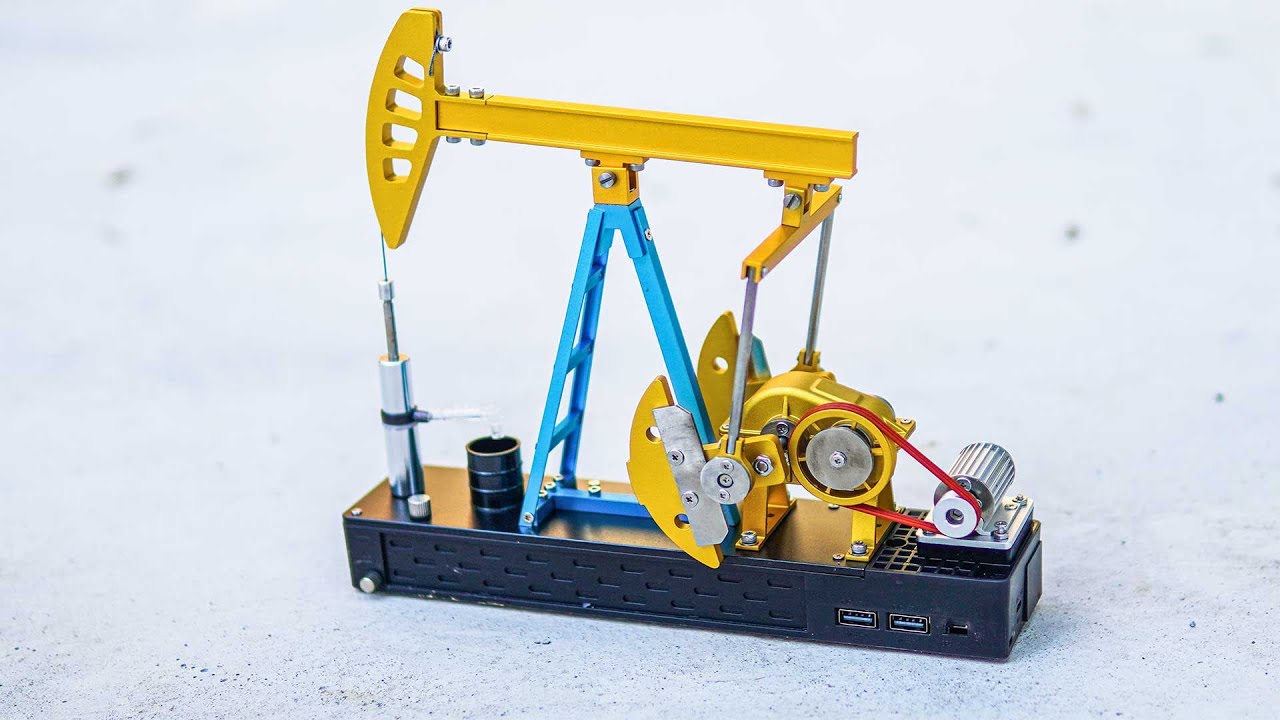 How to Build Metal Pumping Unit Model