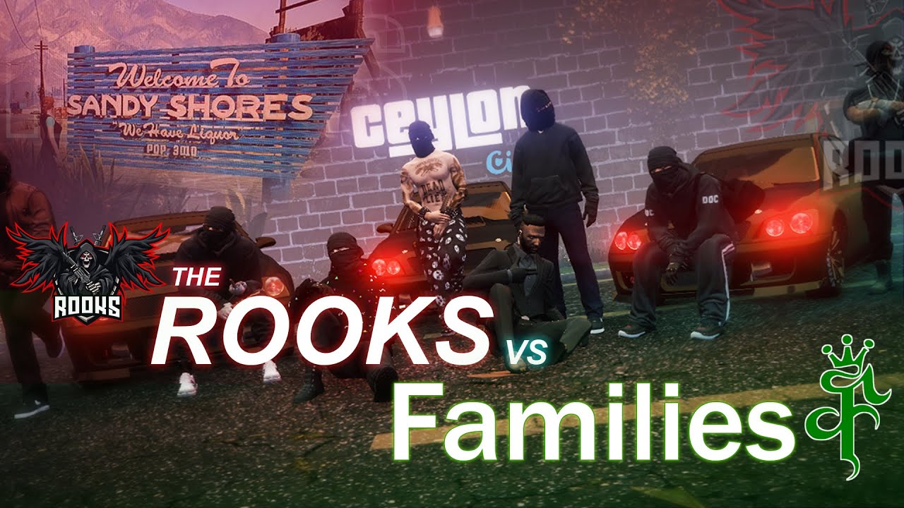 Ceylonrp Sandy Territory Fight Rooks Gang vs Grove Street Families💚