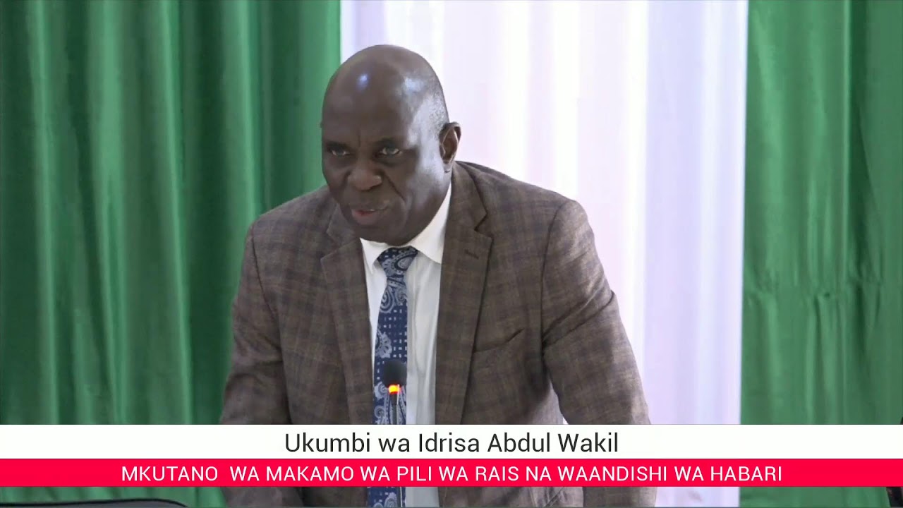 #LIVE:MKUTANO WA MAKAMO WA PILI NA WAANDISHI WA HABARI ZANZIBAR.