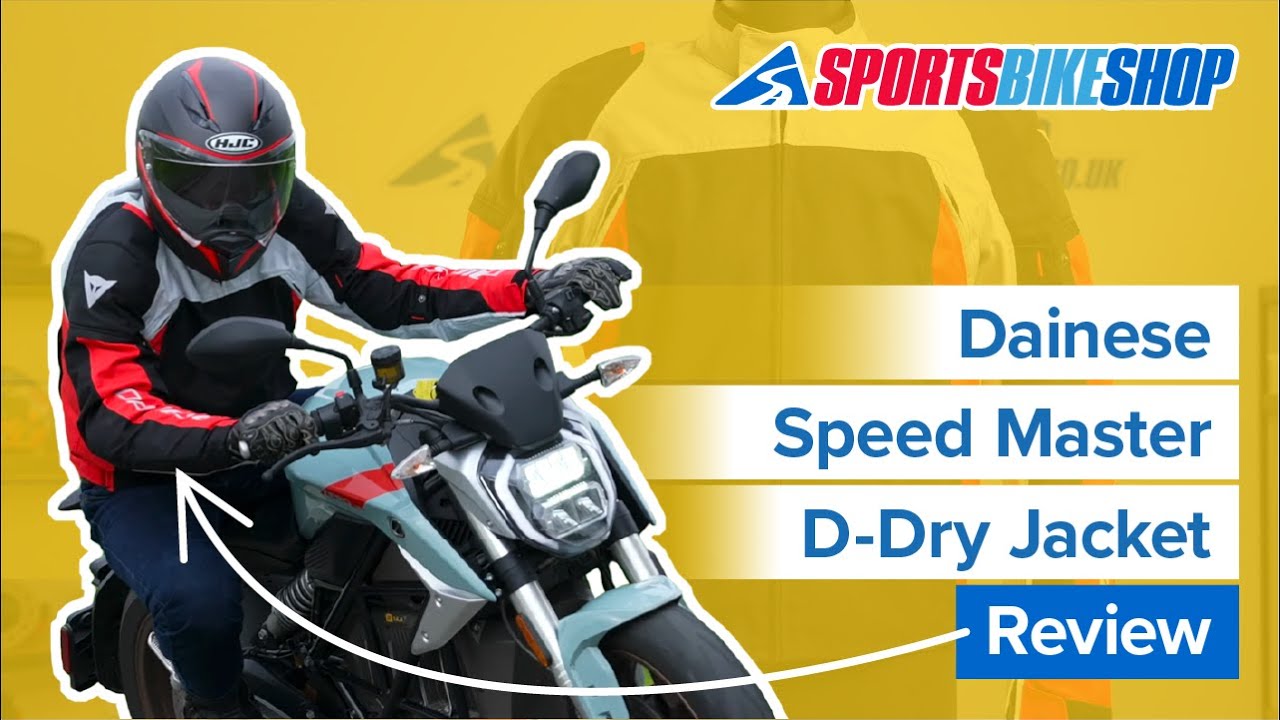 Dainese Speed Master D-Dry motorcycle jacket review - Sportsbikeshop