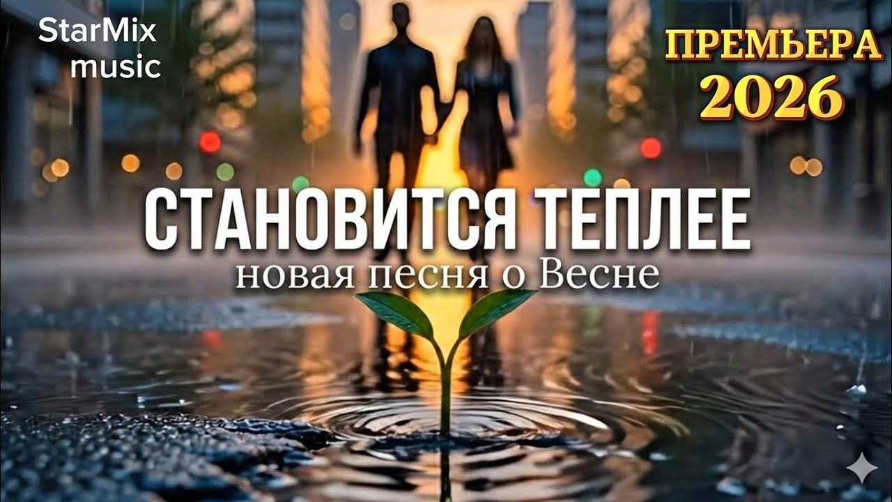 🌱 СТАНОВИТСЯ ТЕПЛЕЕ |Новая песня о ВЕСНЕ и любви ! StarMix music ( премьера весна 2026)