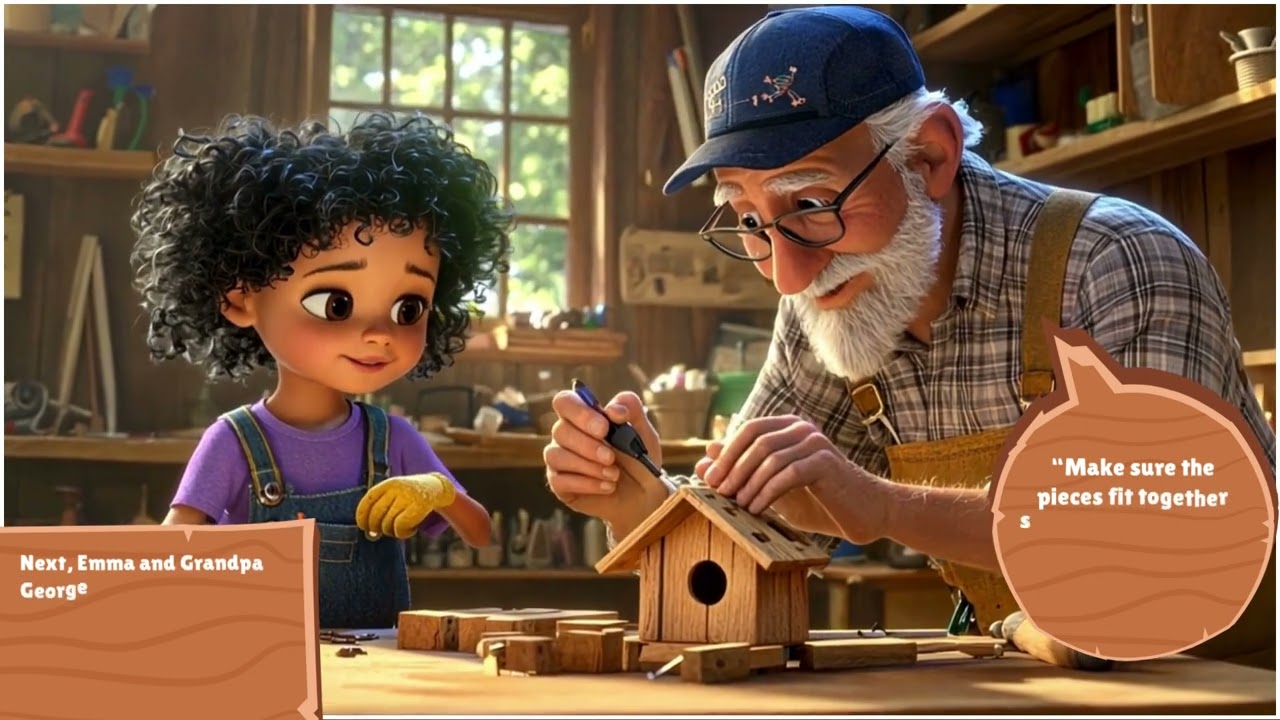 Grandpa's Workshop: Build a Birdhouse (Kids Woodworking)