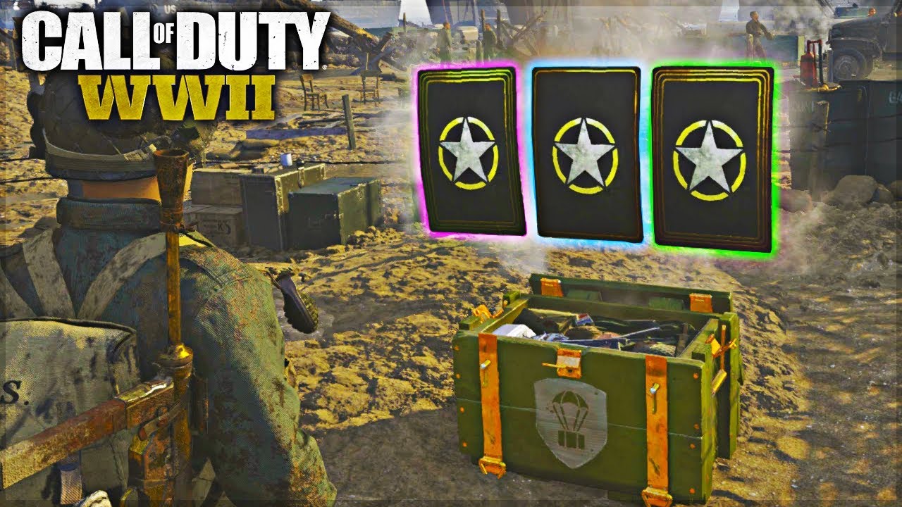 HOW to UNLOCK RARE supply drops in COD WWII! Fastest way to unlock supply drops in COD WII!