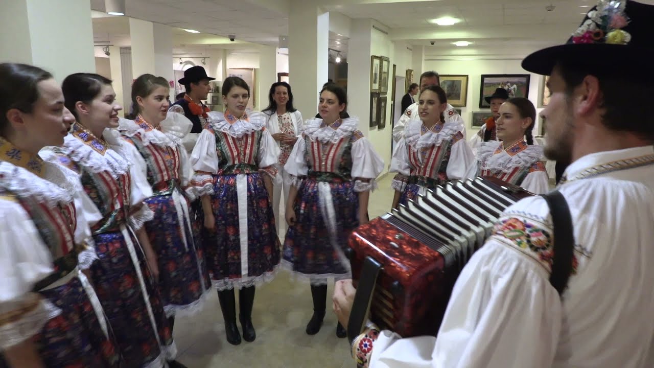 VESELÍ NAD MORAVOU-Z vernisáže Oživené obrazy Joži Uprky (DS Svodnice a harmonikář Tomáš Blahynka)