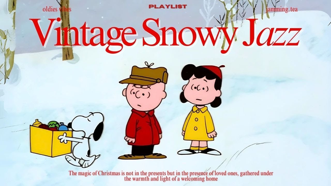 [𝗽𝗹𝗮𝘆𝗹𝗶𝘀𝘁] Timeless Christmas Jazz with Snoopy🎄Morning Winter Jazz for The Best 2025 Festive Vibes