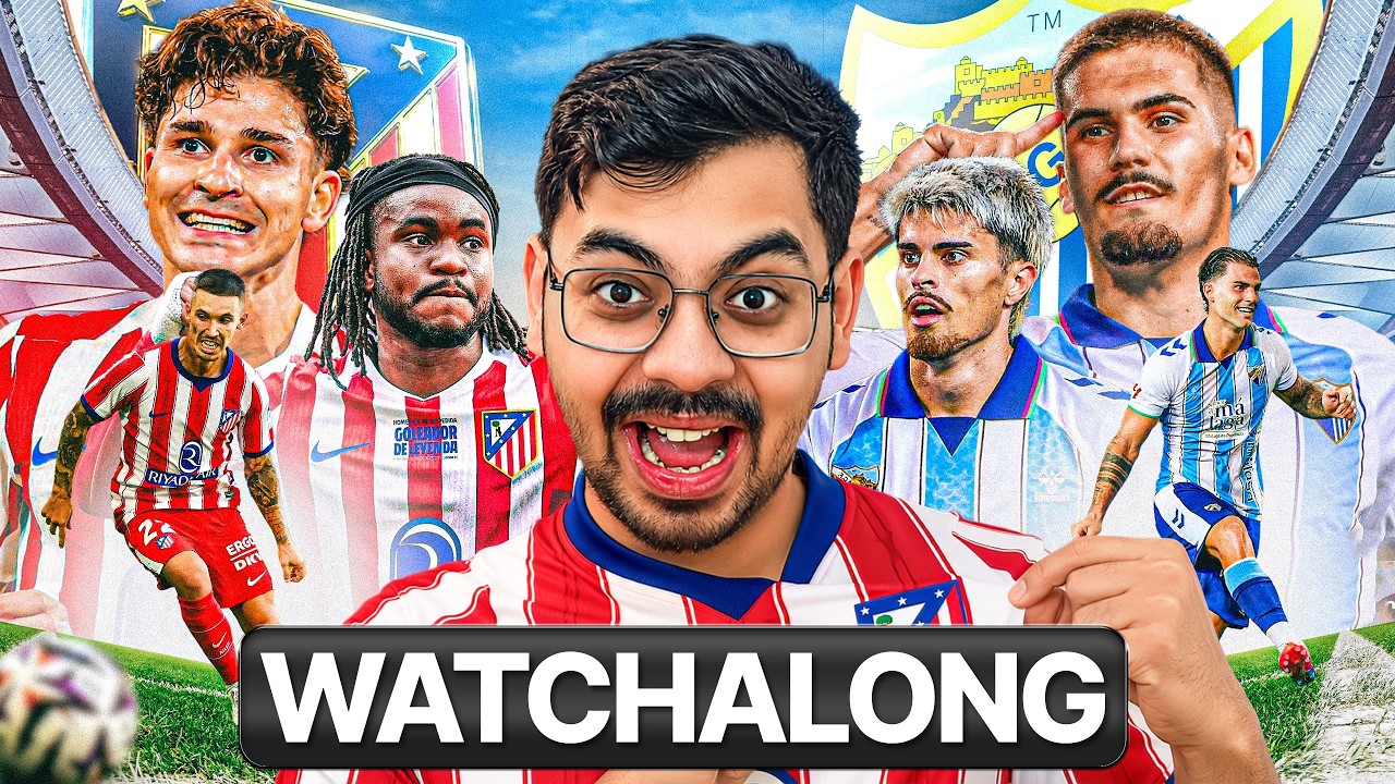 ATLETICO MADRID vs MALAGA LIVE 🔴 | La Liga 2026/27 | Live Watchalong & Reaction