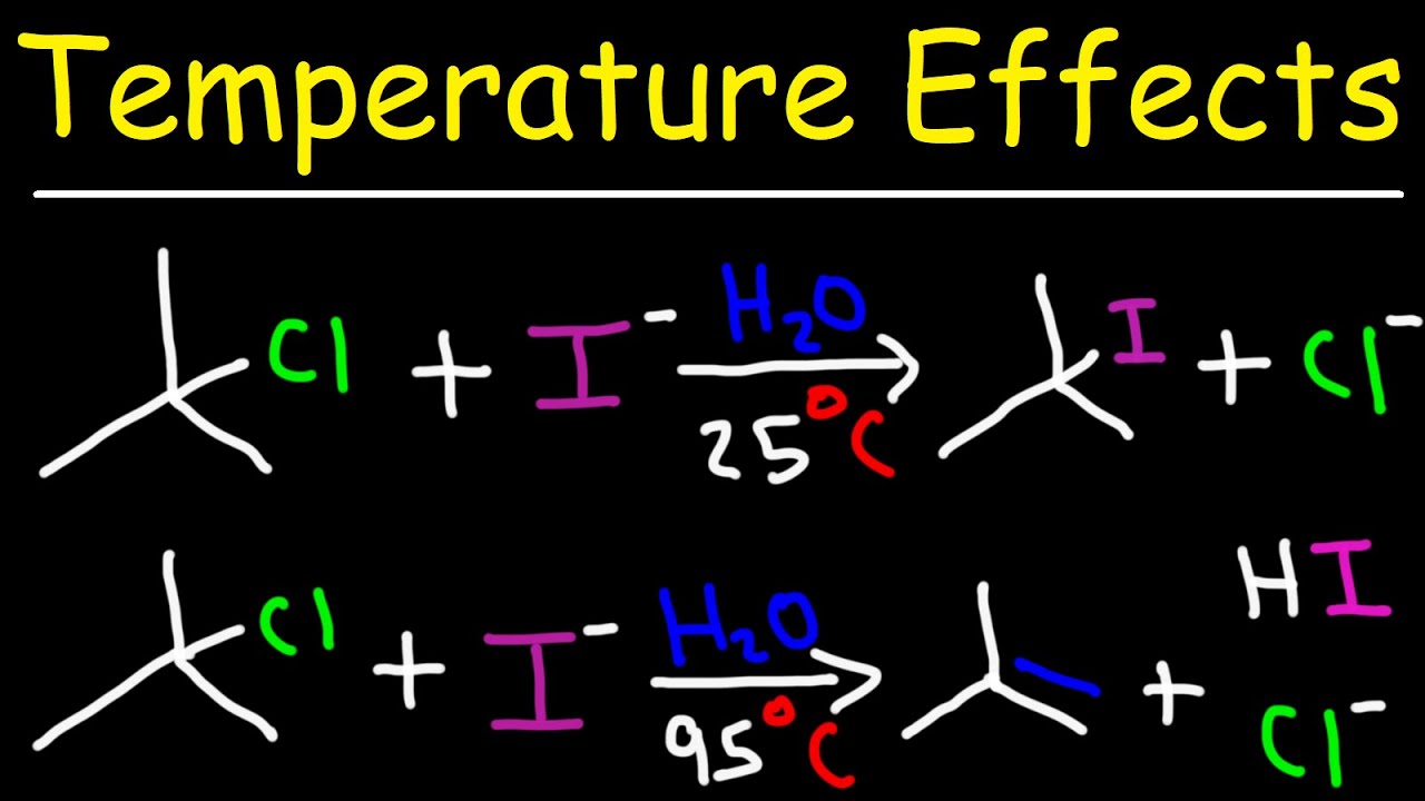 Effect of Temperature on Elimination and Substitution Reactions