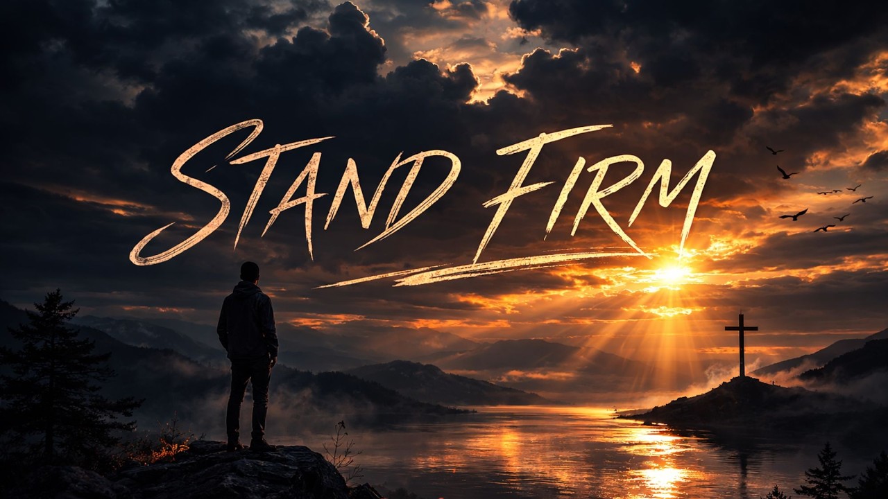 Stand Firm | Christian Anthem (Spiritual Warfare) (Lyrics Video)
