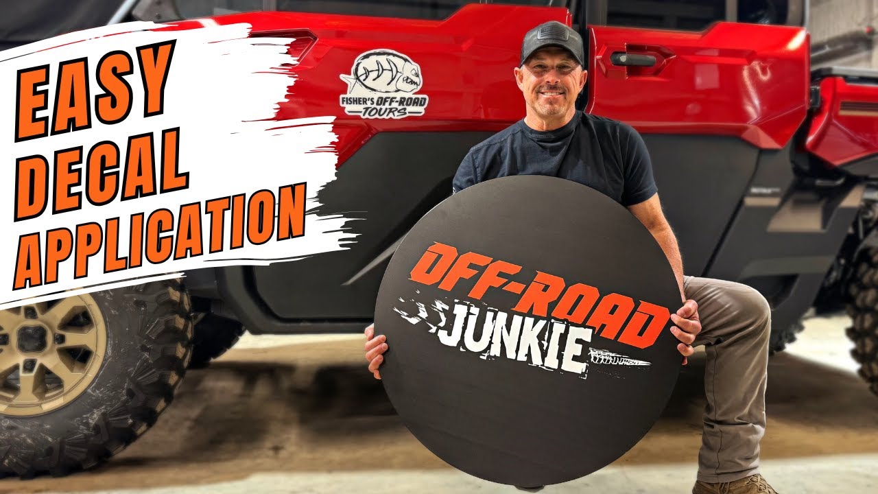 How to Apply DIY Decals & Stickers Without Bubbles (Beginner-Friendly) | FISHER&rsquo;S OFF-ROAD