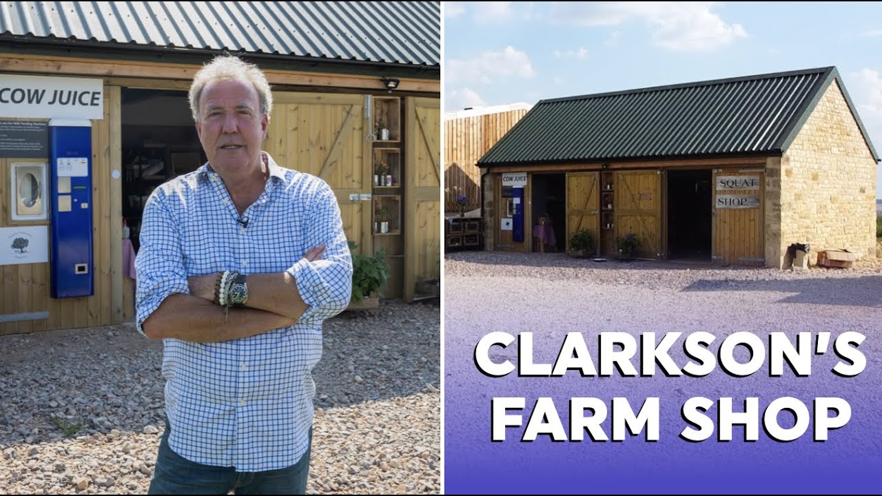 Jeremy Clarkson gave us a tour of his farm shop