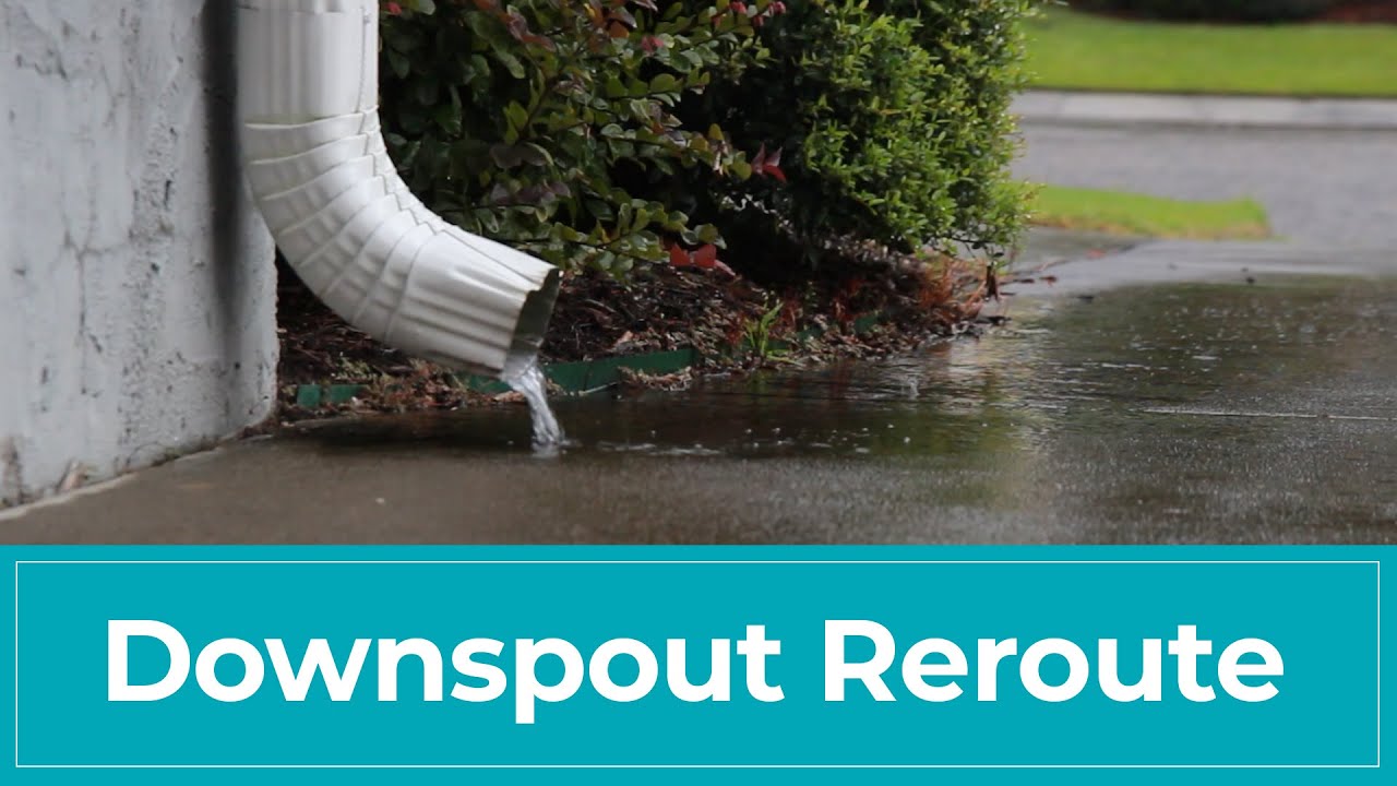 Rerouting Your Downspout