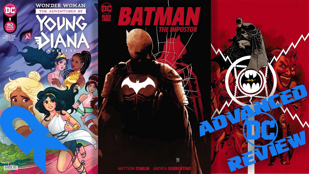 Advanced Review: Batman: The Imposter, Adventures of Young Diana, and Batman: The Audio Adventures