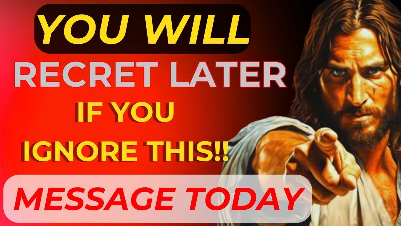 🛑GOD CALLS OUT! Watch this video URGENTLY, STOP IGNORING Him, God's advice today  #jesus #god ✝️