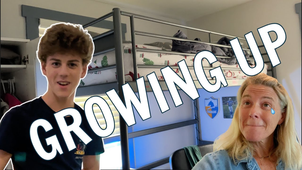 SAYING GOODBYE TO OUR TEEN'S CHILDHOOD **He came home from school to a new room**