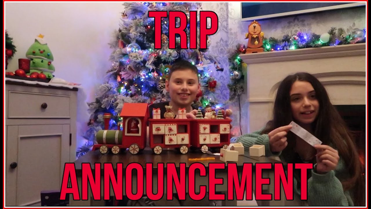 SURPRISE TRIP ANNOUNCEMENT | They had no idea this was happening | December 2021