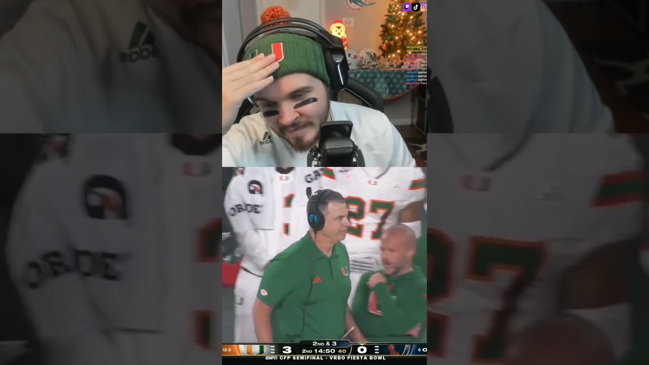 Miami Fan Reacts To Kewan Lacy 73-Yard TD 