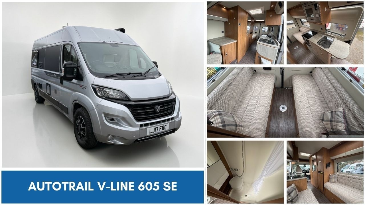 Autotrail V-Line 605 SE Walk-around, 2 berth camper for sale at Yorkshire Caravans & Motorhomes