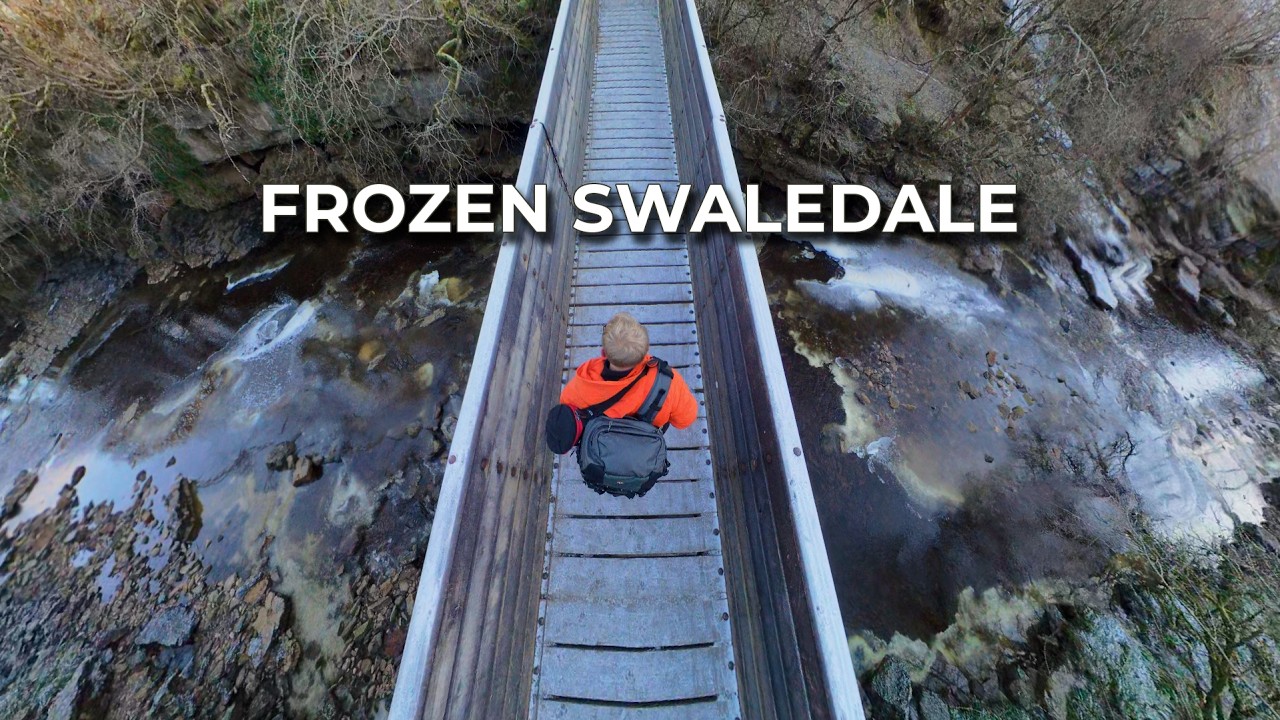 Walk in Frozen Swaledale | Muker to frozen waterfall and Crackpot Hall