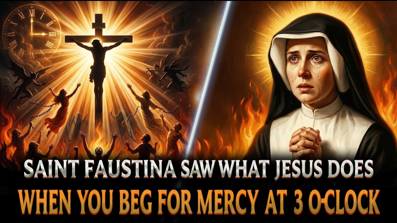 Saint Faustina Saw What Jesus Does When You Beg for Mercy at 3 O'Clock — She Was Changed Forever!