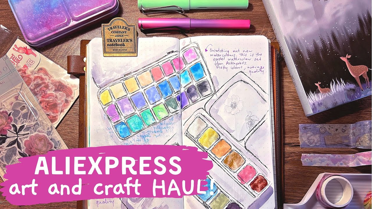 AliExpress Haul - Washi, Stickers, Stationery, Diamond Painting Accessories and MORE!