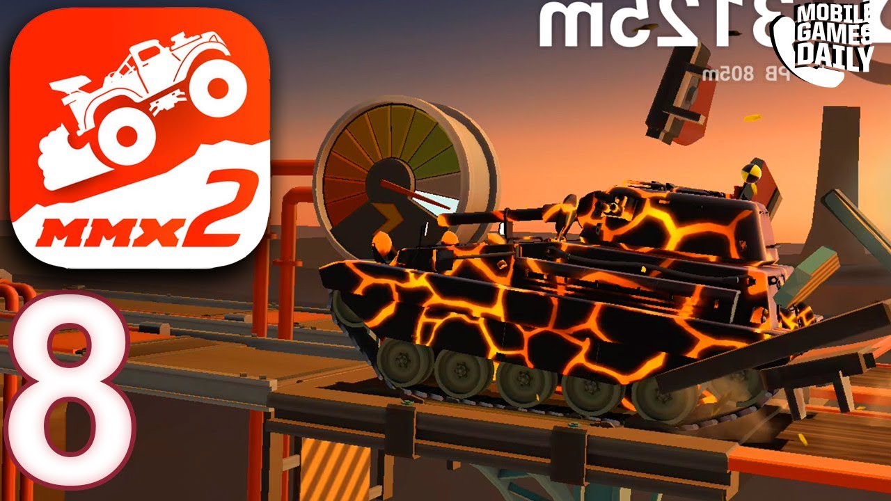 MMX HILL DASH 2 - Level 35 Canyon Night Marathon - Gameplay Walkthrough Part 8 (iOS Android)