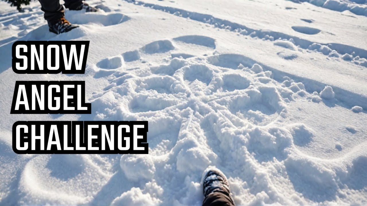 The Snow Angel Challenge. Can You Do It?