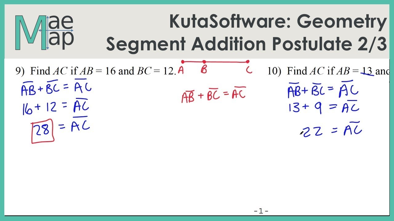 KutaSoftware: Геометрия &mdash; Постулат сложения отрезков, часть 2