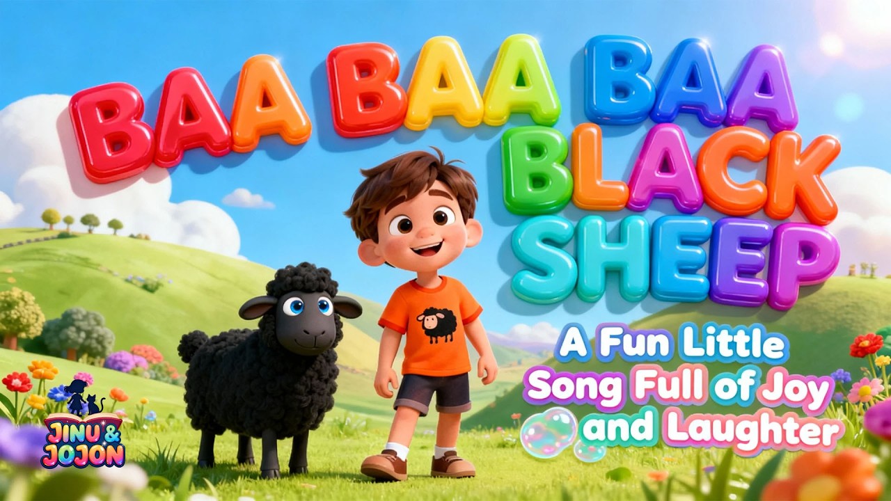 Baa Baa Black Sheep – Sing Along Nursery Song for Kids | Nursery Rhymes